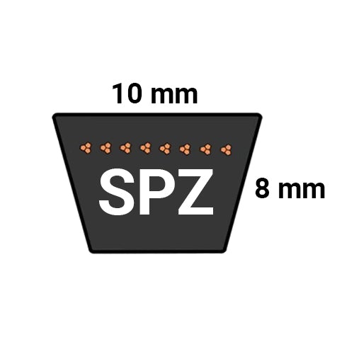 SPZ637 smalt kilebælte SWR 10x637 (ld) - Remlagret.se